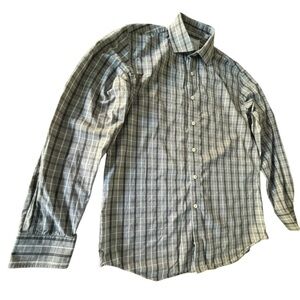 Todd Snyder- Black/White check Button Down- 16.5 neck-‎ Like new!!